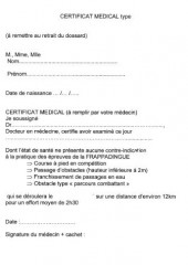 CERTIFICAT MED